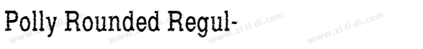 Polly Rounded Regul字体转换